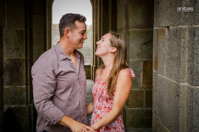 Sabina Cowdery - Mont-St-Michel Engagement and Proposal Photographer - Anibas-Photography