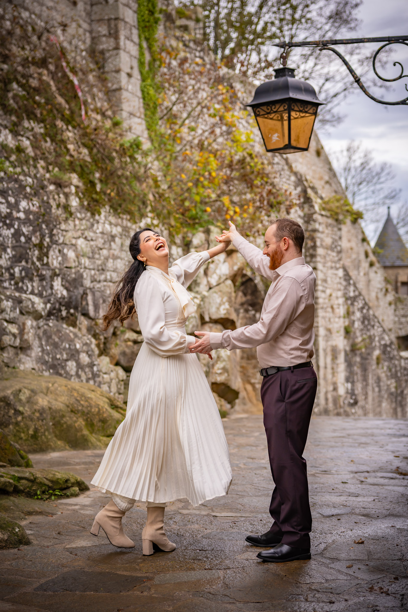 Early morning Mont St Michel proposal - by Photographer Sabina