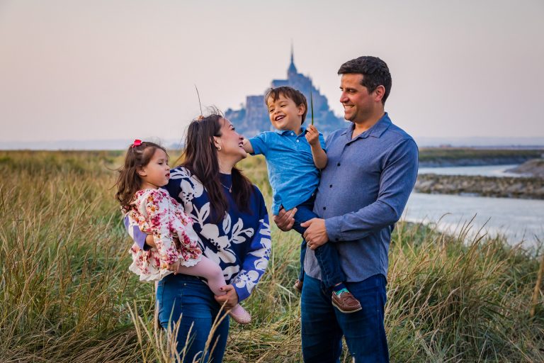 Family Photographer at the Mont-St-Michel - Sabina Cowdery - For your fun vacation photos in Normandy - France