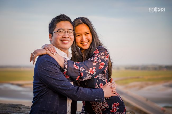 Mont-St-Michel Engagement and Proposal Photographer - Sabina - Anibas.fr