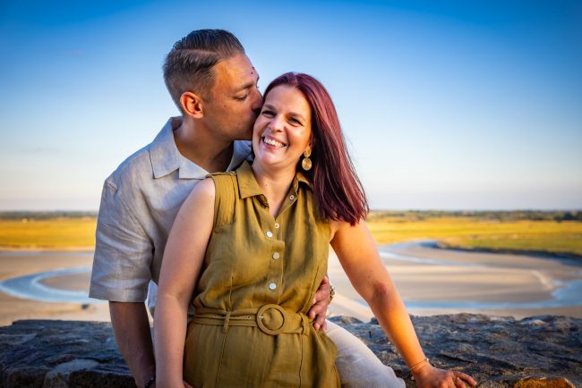Photographe de mariage au Mont Saint-Michel – Sabina Dumont – De French Surprise Mont-St-Michel Proposal