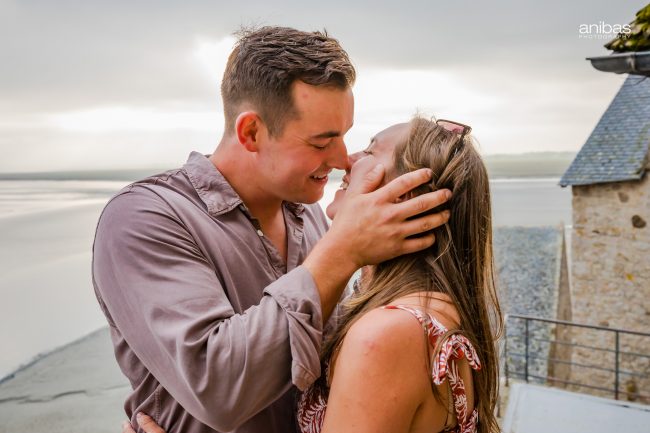 Sabina Cowdery - Mont-St-Michel Engagement and Proposal Photographer - Anibas-Photography